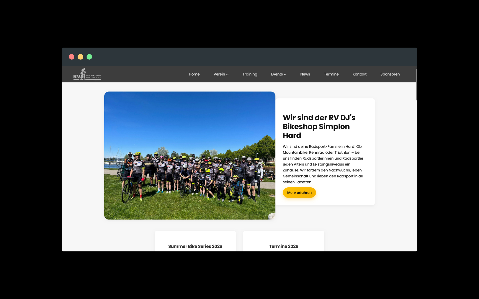 Neue RVHard Website